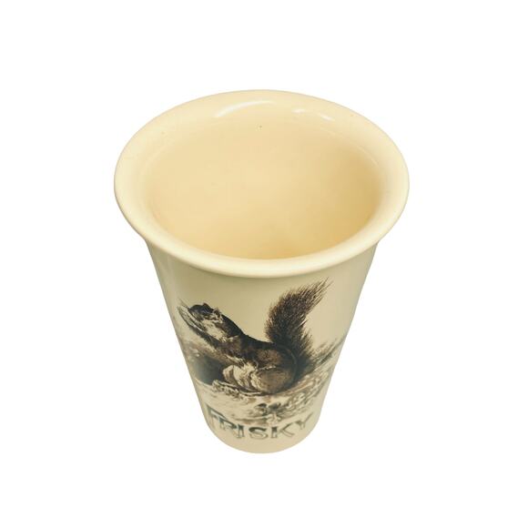 Vintage Frisky Coffee Cup Victorian Trading Company Squirrel Mug - Picture 5 of 6